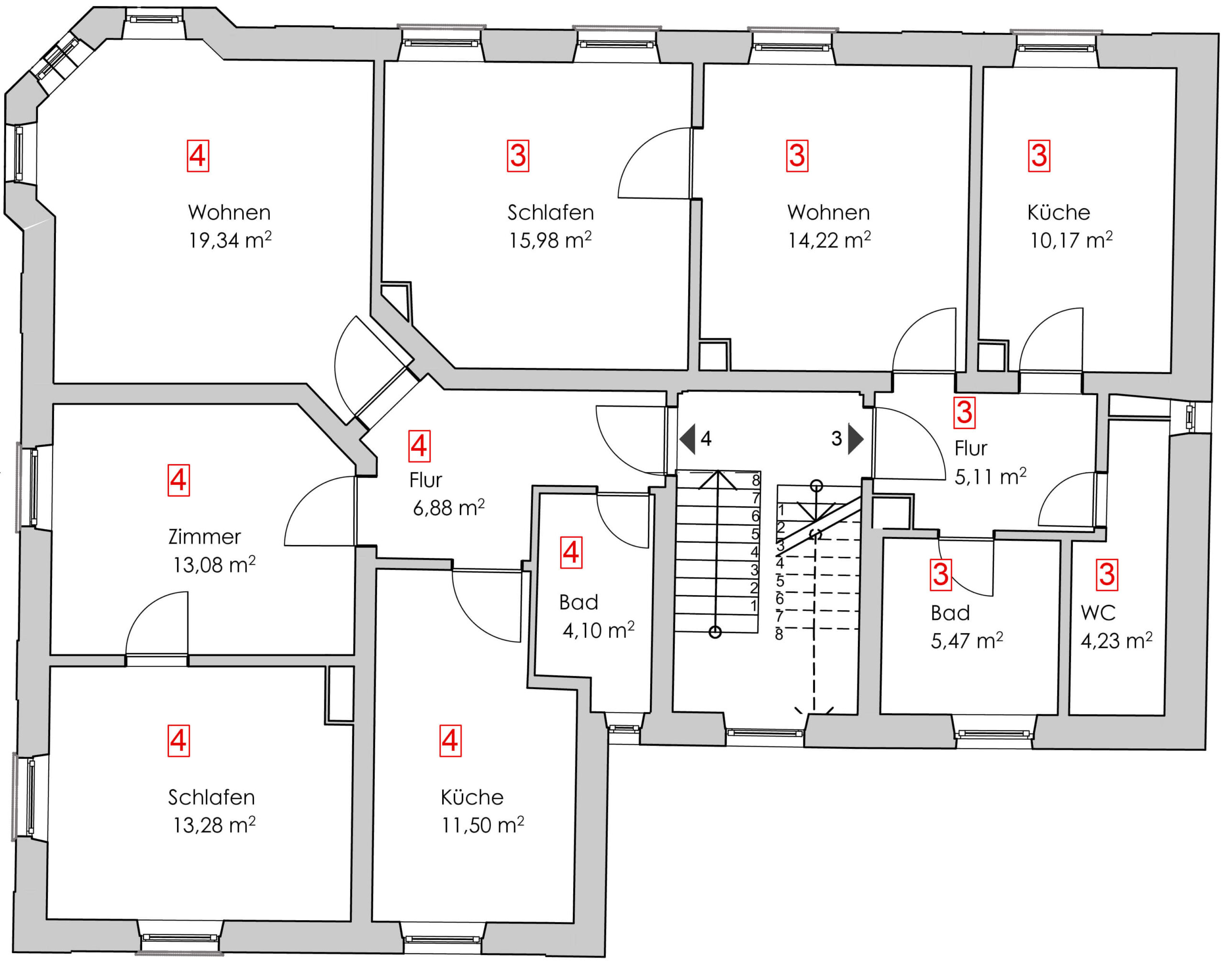 Bestandsbau 1.OG